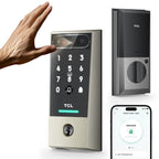 TCL Smart Lock D2 Pro, Palm Vein Keyless Entry Deadbolt Door Lock with APP