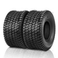 TUFFIOM 20x10.00-10 Lawn Mower Tires Set of 2, 4PR Turf Tire Lawn & Garden Tires, Compatible With Most Lawn & Garden Utility Vehicles, Tubeless