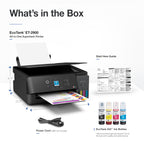 Epson EcoTank ET-2900 Wireless All-in-One Color Supertank Printer with up to 3 Years of Ink, Refillable Tanks, Perfect for Home, 11 PPM, 1.44" Color Screen, Built-in Scanner – Black