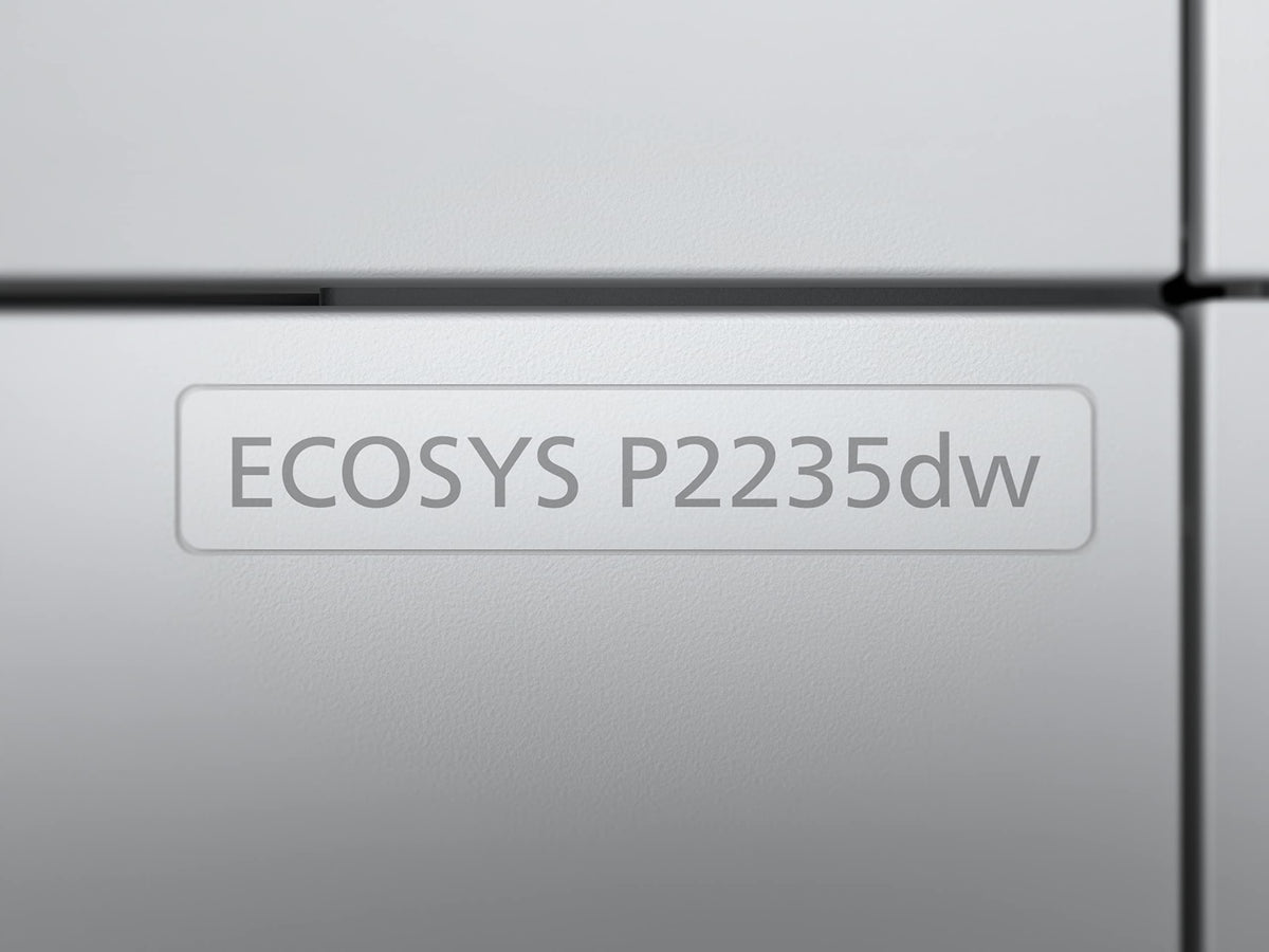 KYOCERA ECOSYS P2235dw Monochrome Laser Printer, 37ppm, Up To Fine 1200 dpi, Gigabit Ethernet, Wireless & Wi-Fi Direct, Mobile Print, Auto-Duplex, LED Control Panel, 256 mb, 250 sheet tray