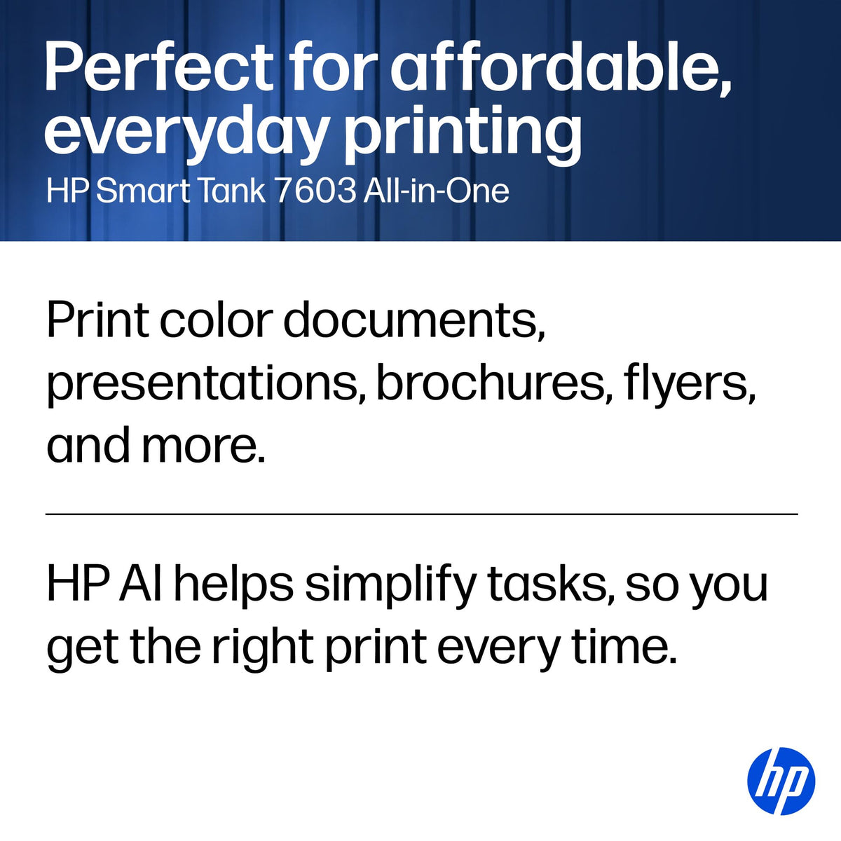 HP Smart Tank 7603 Ink Tank Printer | 3 Years of Ink Included | All-in-One