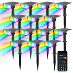 Linkind Smart Solar Spot Lights Outdoor SL5C, IP67 Halloween Lights Outdoor