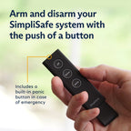 SimpliSafe 12 Piece Wireless Home Security System w/HD Camera - Optional 24/7 Professional Monitoring - No Contract - Compatible with Alexa and Google Assistant, White