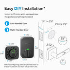 ULTRALOQ Bolt SE Smart Lock with Handle, Fingeprint Deadbolt, Remote Access