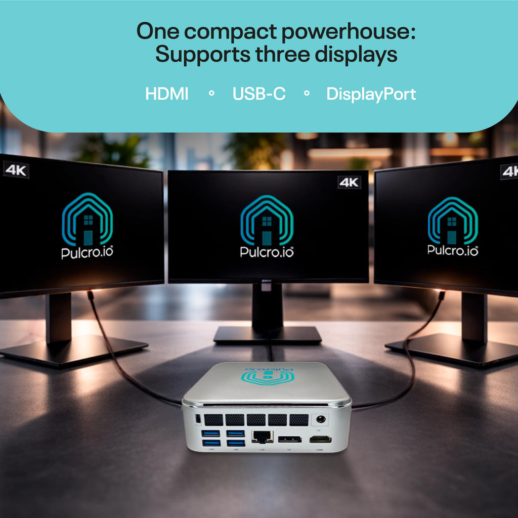 TK Node Mini PC - Home Assistant, AMD R2314, 8GB RAM, 256GB SSD