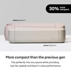Cricut Explore® 5 Essential Bundle + Digital Content, Taupe