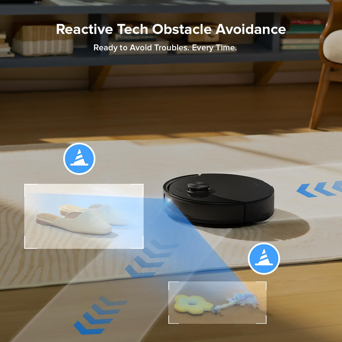 roborock Q10 S5+ Robot Vacuum and Mop, 10,000Pa Suction