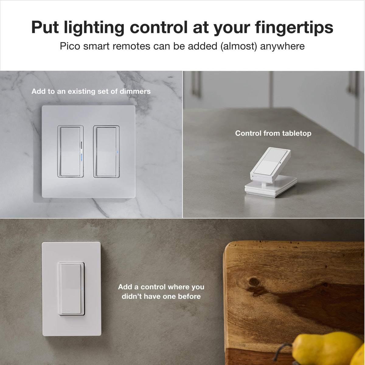 Lutron Caseta Diva Smart Dimmer Starter Kit; Dimmer, Hub, Remote, & More