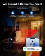 Fingerprint Door Lock, Keyless Entry Smart Deadbolt, Built-in WiFi, Black
