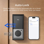 TCL Smart Lock D2 Pro, Palm Vein Keyless Entry Deadbolt Door Lock with APP