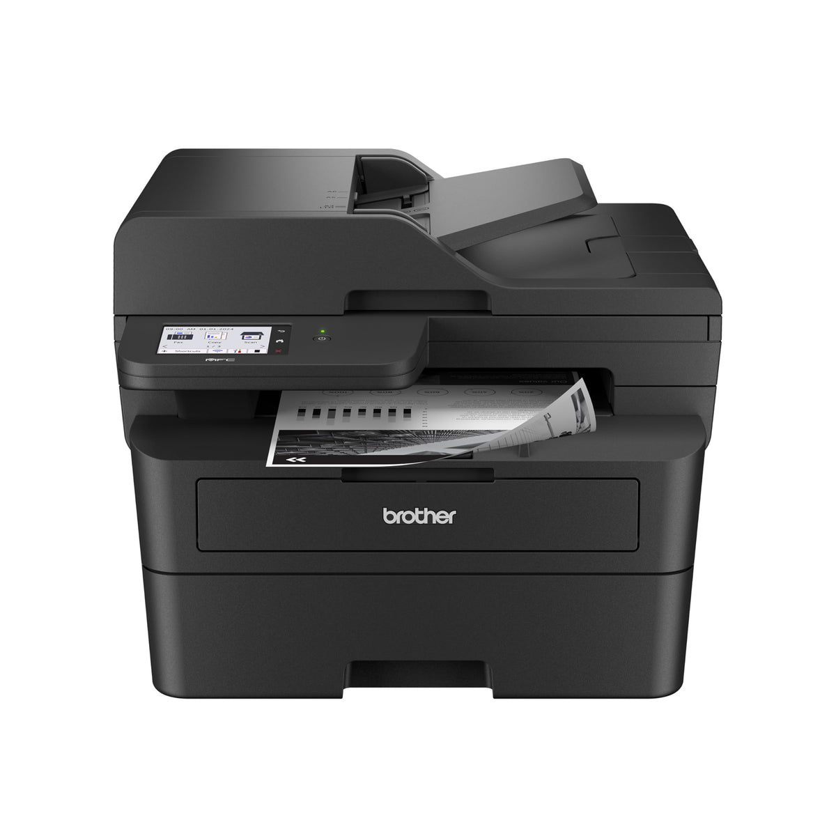 Brother Professional Laser Printer with Scanner, High-Speed 36 ppm Monochrome All-in-One, Wireless Duplex Printing and Scanning, Cloud-Ready 3.5 in Touchscreen for Small Business (MFC-L2900DW)