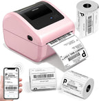 Bluetooth Shipping Label Printer with 750 Pcs Labels