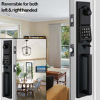 Smart Keypad Handleset Double Door Black