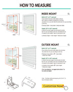 Yoolax Motorized Zebra Blinds with Remote, Room Darkening Smart Blinds