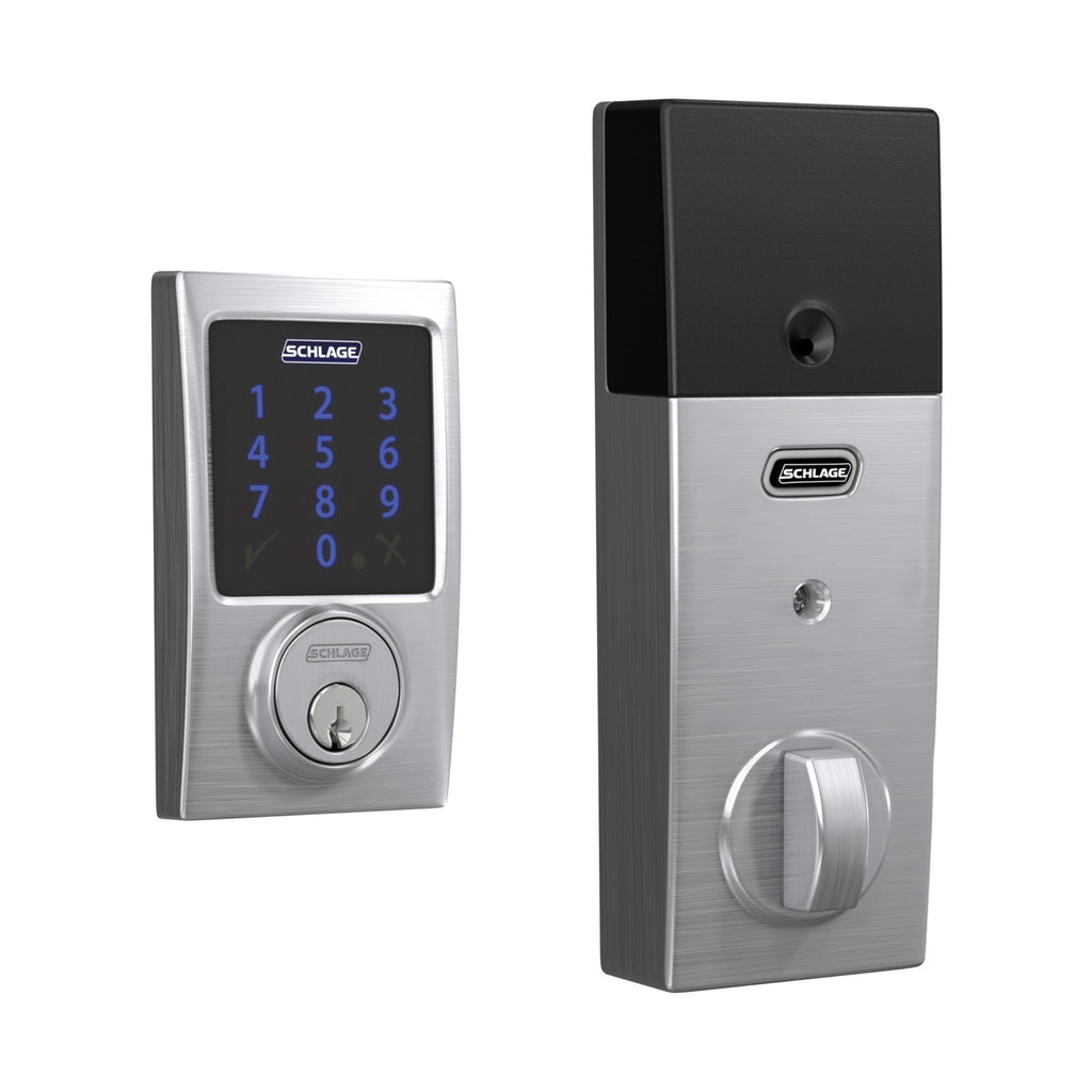 Schlage Connect Smart Deadbolt Lock with Camelot Trim, Aged Bronze