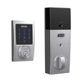 Schlage Connect Smart Deadbolt Lock with Camelot Trim, Aged Bronze