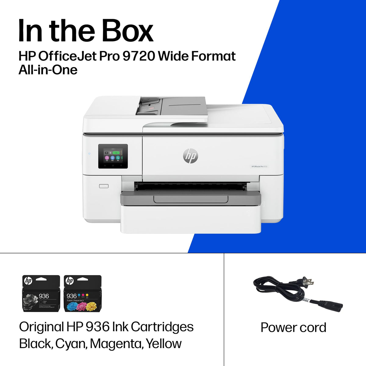 HP OfficeJet Pro 9720 Color Inkjet Printer | Wireless | All-in-One