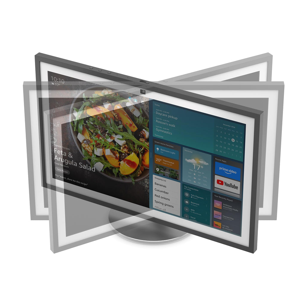 Echo Show 21 (2024 release) with Amazon Premium Adjustable Stand