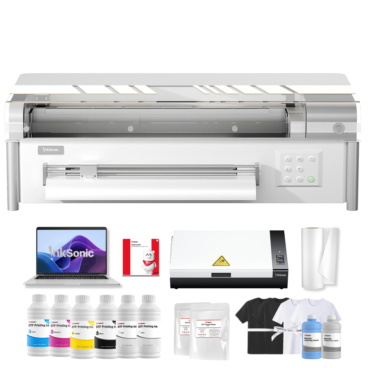 Spark F13 A3 DTF Printer with Oven & Laptop, Lavender Purple