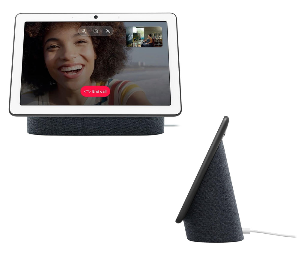 Google Nest Hub Max 10" Smart Display with Google Assistant - Charcoal (renewed)