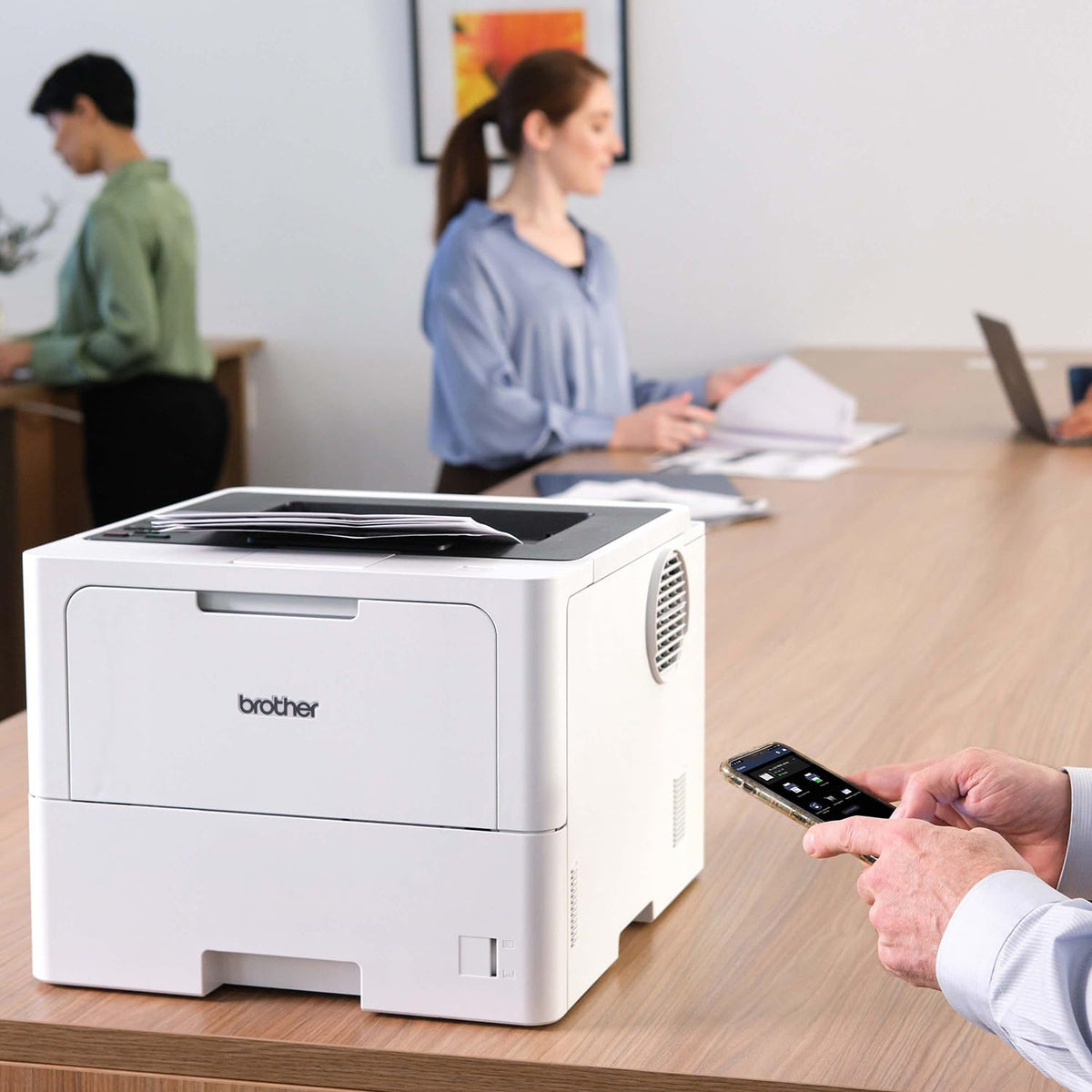 Brother Laser Printer, Monochrome Duplex Wireless Printer, HL-6210DW