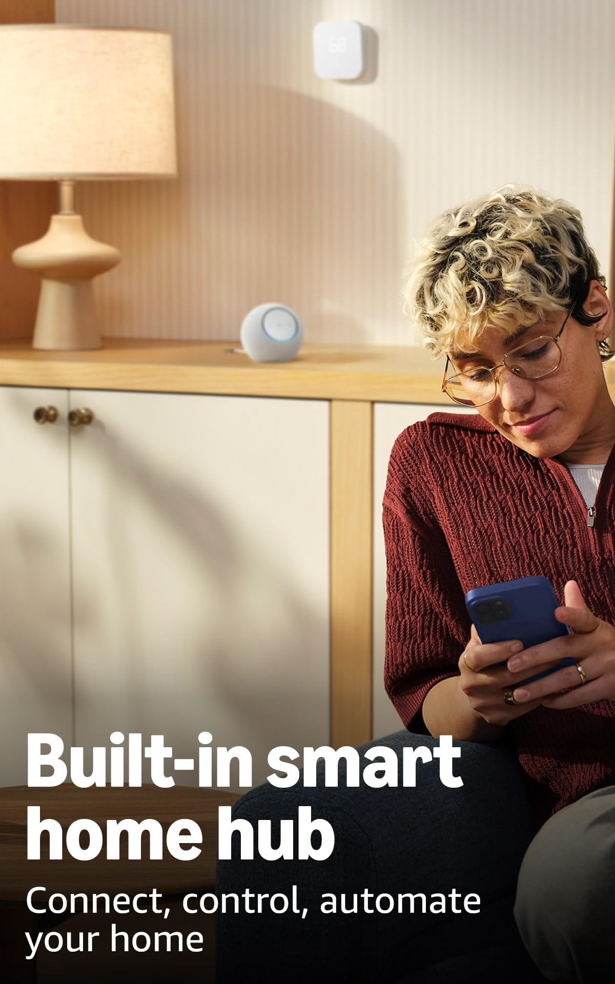 Amazon Echo Dot Max (newest model), Alexa speaker with room-filling sound and nearly 2x bass, Great for living rooms and medium-sized spaces, Designed for Alexa+, Graphite