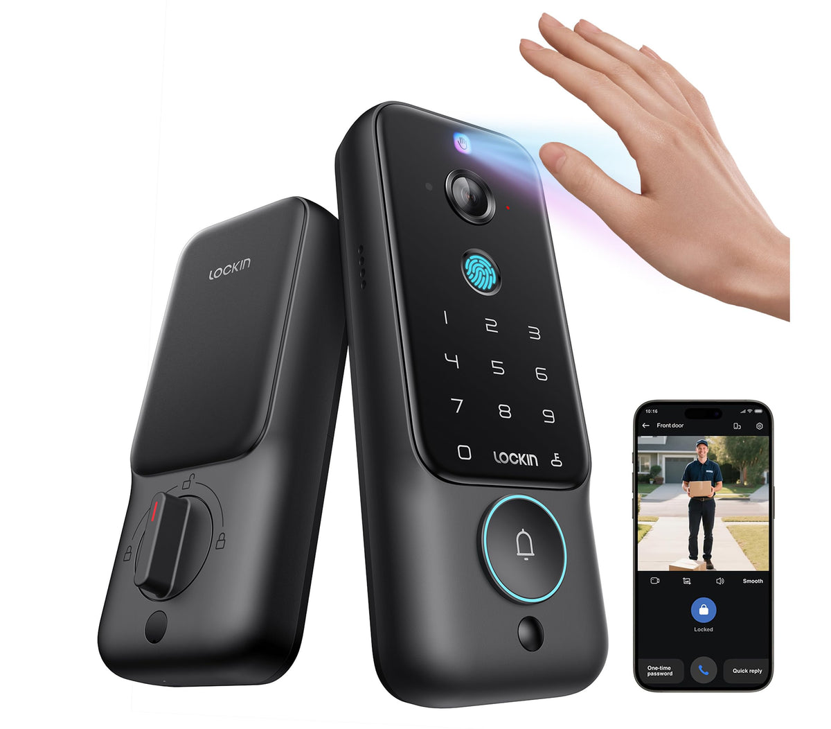 Veno Plus with Handle, Palm Vein Fingerprint 2K Camera