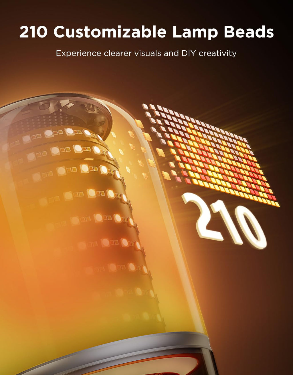 Govee Table Lamp 2 Pro x Sound by JBL, Cordless Table Lamp with Speaker