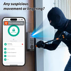 Front Door Lock with Camera, Video Doorbell Smart Deadbolt