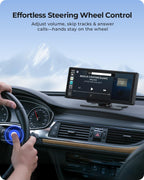 9.26" Wireless Carplay Screen for Car with 4K Dash Cam & HD Backup Camera