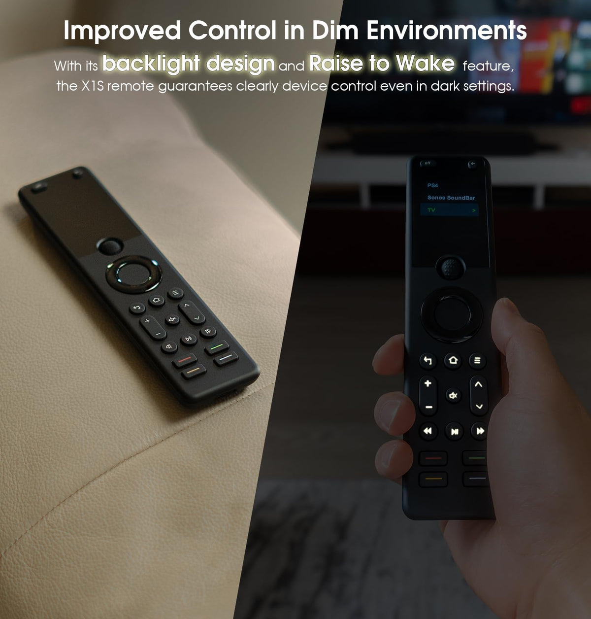 SofaBaton X1S Universal Remote Control with Hub, Improved Scroll, Smart Remote All in One with Customize One Touch Activities, Compatible with IR/Bluetooth/WiFi Devices