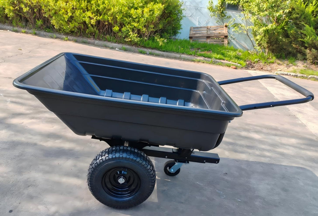2-in-1 ATV/UTV Trailer Tow Behind Utility Dump Cart