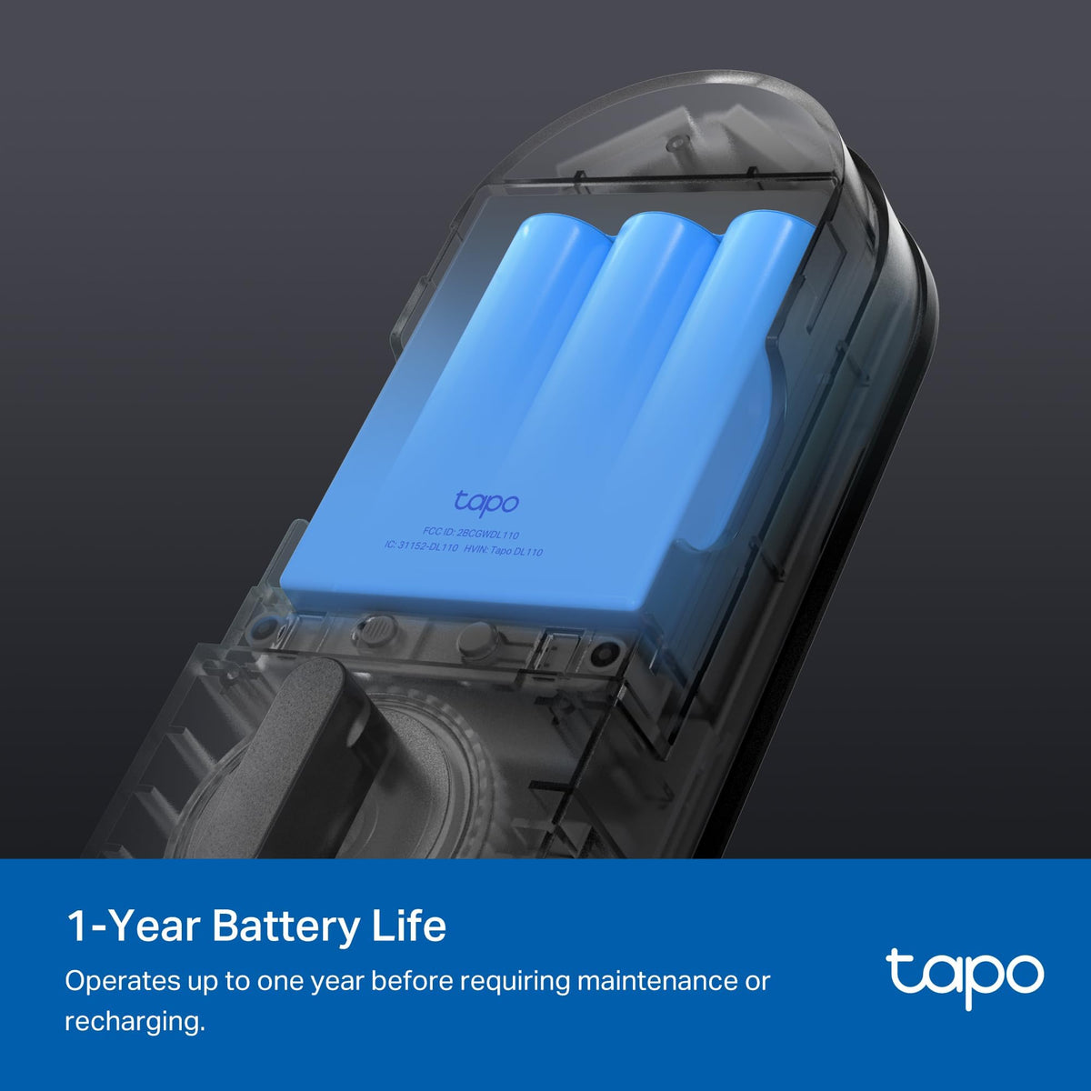 Tapo Smart Wi-Fi Door Lock, Deadbolt, Fingerprint Recognition, DL110