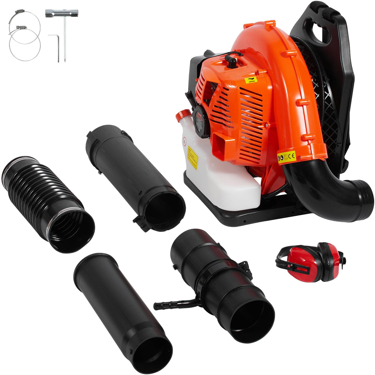 VEVOR 79cc Backpack Blower 2 Cycle Gas Powered Leaf Blower