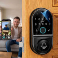 Smart Door Lock for Front Door: Long Lasting Battery Dual 2500mAh