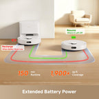 DREAME D20 Air Plus Robot Vacuum and Mop, 20,000Pa Powerful Suction