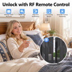 Double Sided Fingerprint Gate Lock, IC Card NFC Remote Control