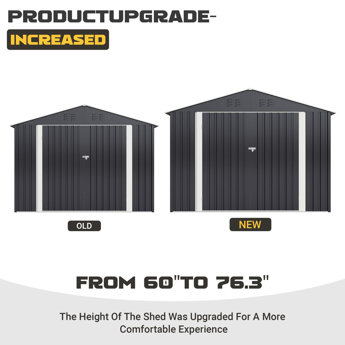 Polar Aurora 8 x 12 FT Outdoor Storage Shed