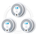 X-Sense Interconnected Smoke and CO Detector, SC07-W, 3-Pack