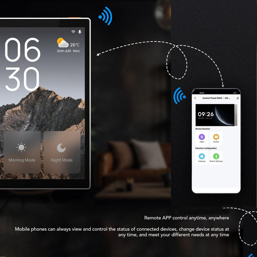 Smart Home Control Panel, 5 Inch Touch Screen Zigbee