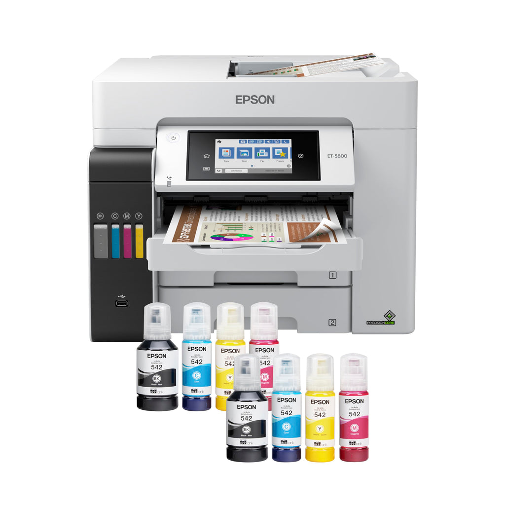Epson EcoTank Pro ET-5800 Wireless Color All-in-One Supertank Printer