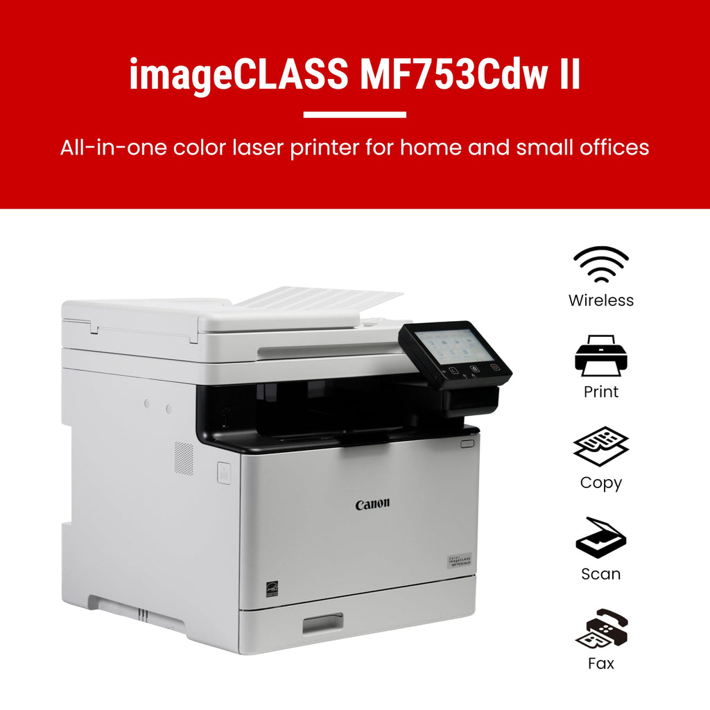 Canon Color imageCLASS MF753Cdw II - All-in-One Color Duplex Laser Printer