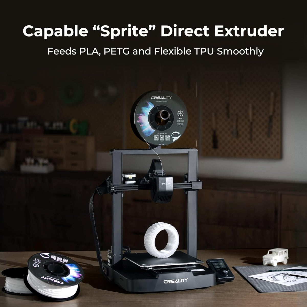 Creality Ender 3 V3 SE Beginner-Friendly 3D Printer with Auto Leveling