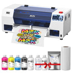 MZK 14'' A3 DTF Printer F1080 Printhead with Auto Maintenance– Ready to Run Out of Box,2X-Speed vs L1800,One-Click Print-to-Bake,White Ink Circulation,Printhead Anti-Clog Design,2-Year Free Ink