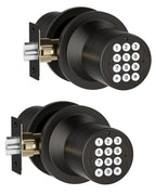 Keyless Entry Lock with Code Door Knob with Keypad Oil Rubbed Bronze 4Pack