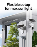 Tapo 2K Outdoor Pan/Tilt Wireless Security Camera, C610 KIT(2-Pack)