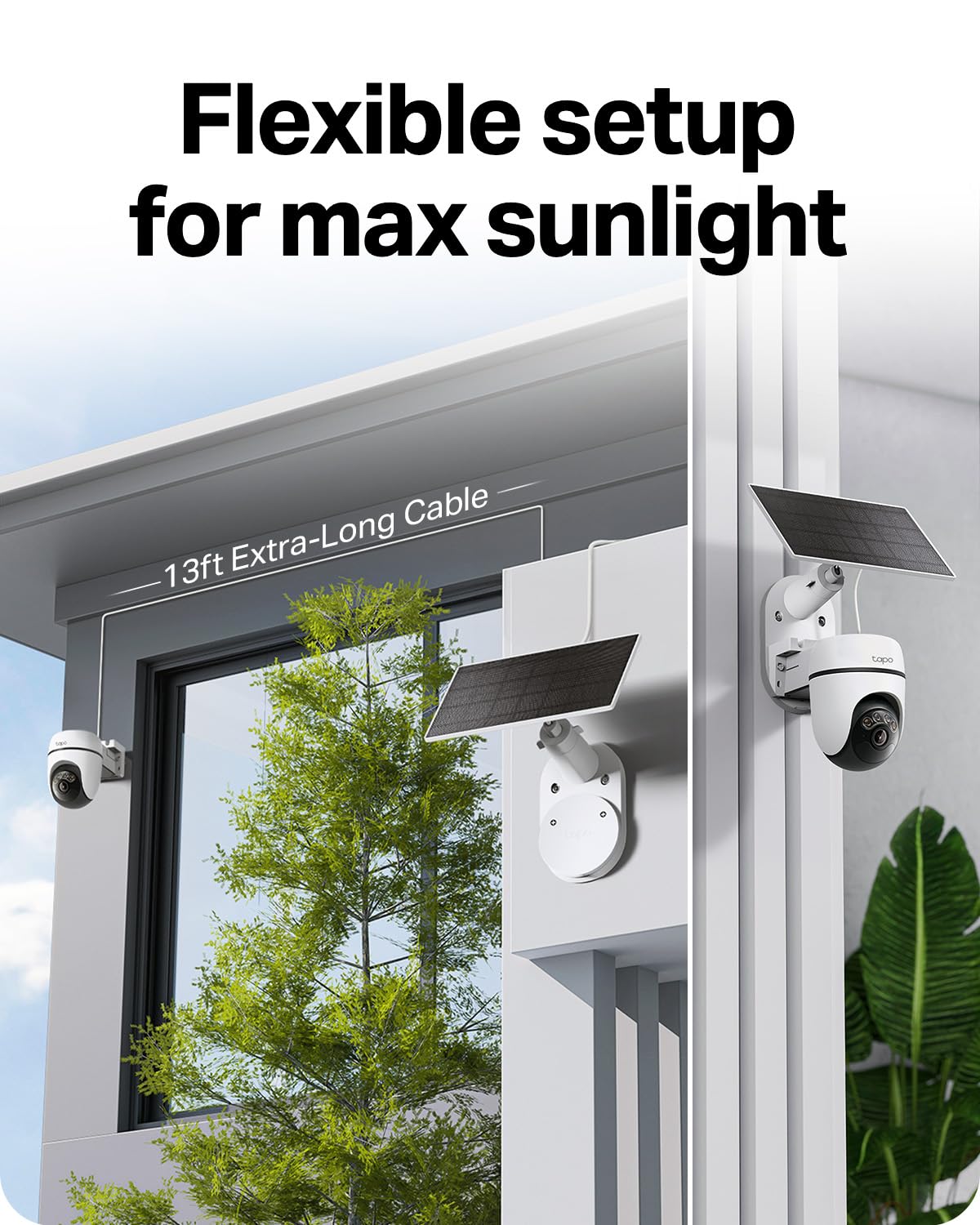 Tapo 2K Outdoor Pan/Tilt Wireless Security Camera, C610 KIT(2-Pack)