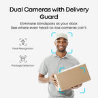 eufy Security Video Doorbell E340, Dual Cameras, 2K FHD, 8GB Local Storage