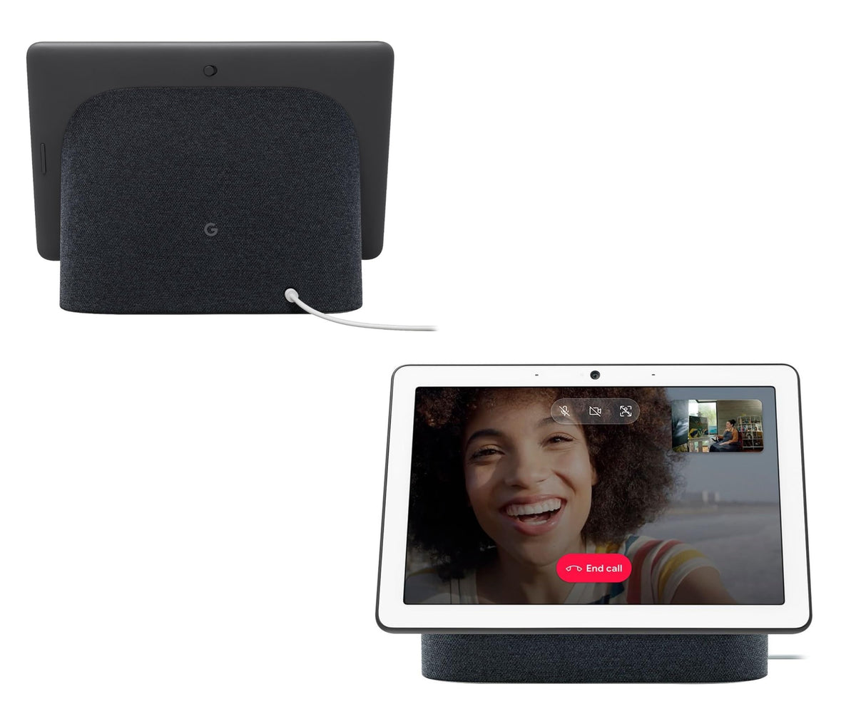 Google Nest Hub Max 10" Smart Display with Google Assistant - Charcoal (renewed)