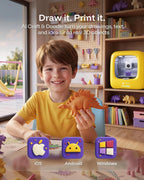 3D Printer for Kids, AI-Powered, Fully Assembled, STEM Gift